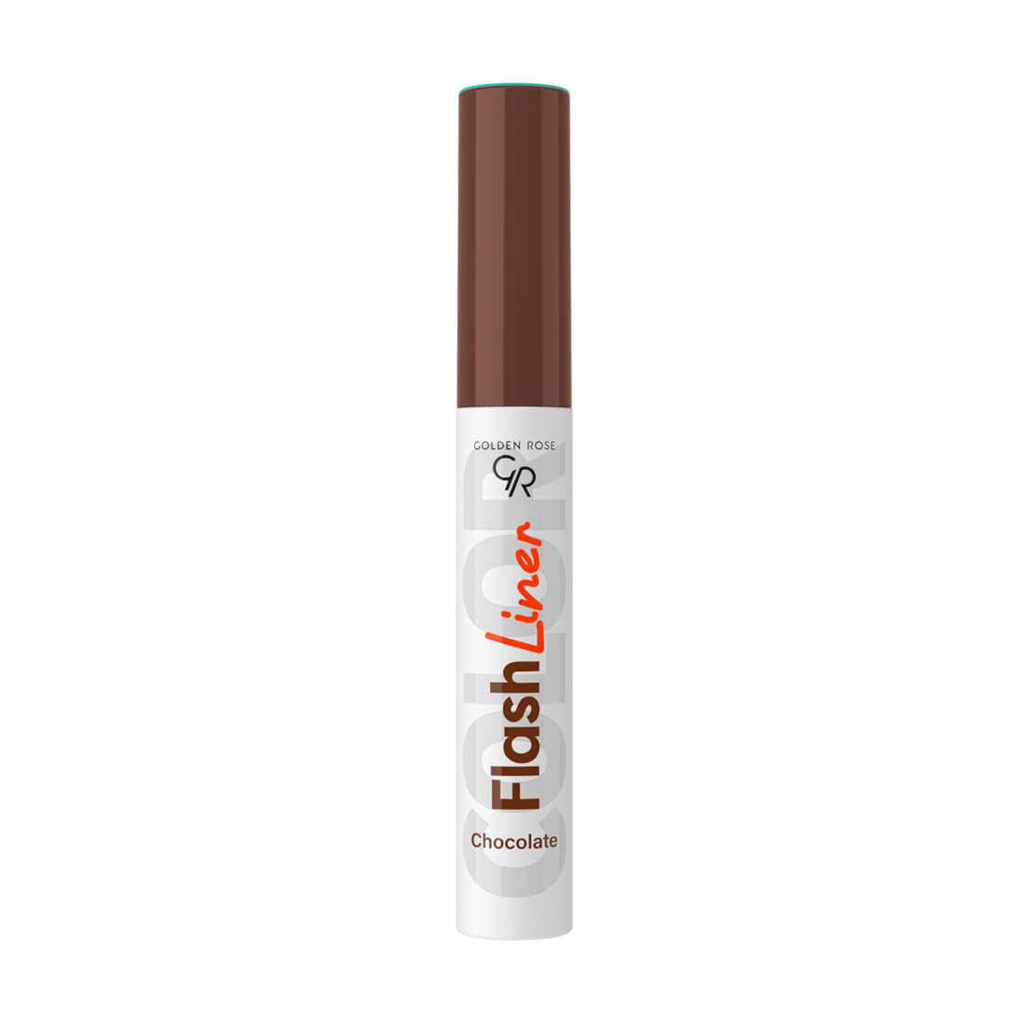 Рідка підводка для очей Golden Rose Flash Liner Colored Eyeliner 111 Chocolate, 3.5 мл